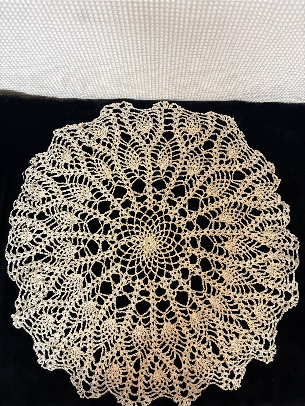 Handmade doily